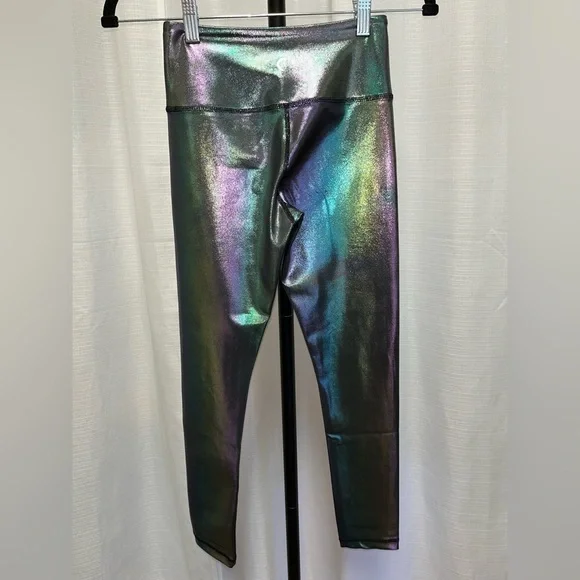 ZYIA Mirage Metallic Leggings | size 2 - Picture 5 of 9